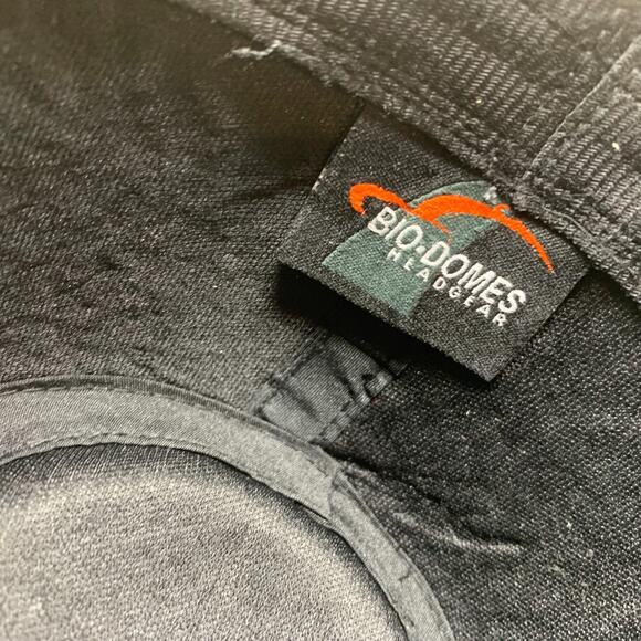 Bio Domes Sz L/XL Black Fedora Gangster Hat Trilby Cuban 100% Cotton - Picture 5 of 6